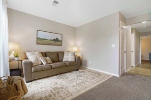 Condo, 1 King Bed with Sofa bed, Balcony, Golf View (Troon Golf View) | Living area | 42-inch flat-screen TV with digital channels