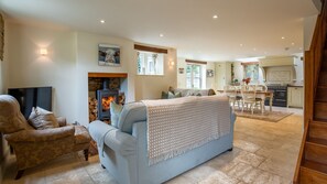 TV, fireplace, DVD player