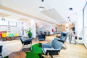Sitteområde i lobbyen