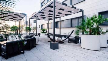 Façana frontal de l'allotjament