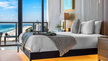 Room (W South Beach PH Private Studio Suite) | 2 bedrooms, soundproofing, free WiFi, bed sheets