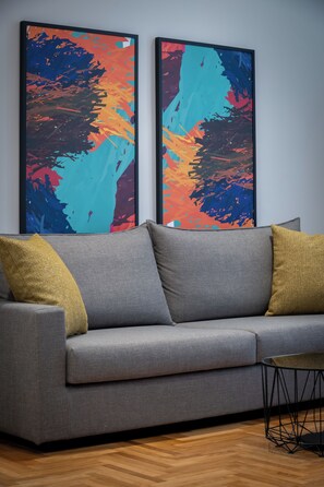 Appartement Confort, balcon | Coin séjour