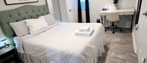1 chambre, fer et planche Ă  repasser, Wi-Fi, literie fournie
