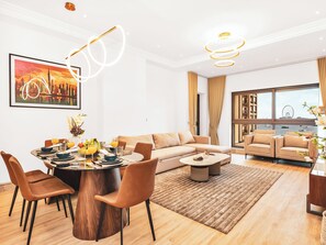 極品公寓, 2 間臥室, 海景, 面海 | 客廳