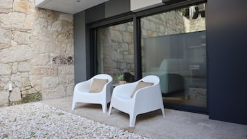 Comfort-Apartment, 1 Schlafzimmer, Terrasse, Stadtblick | Terrasse/Patio