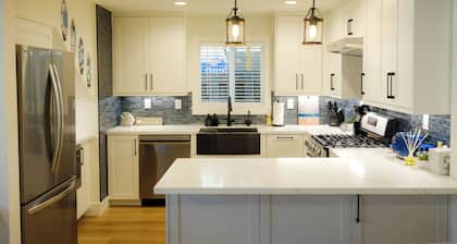 Stylish 3-Bedroom Retreat - Steps from Sand and Harbor