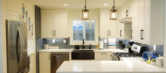 Stylish 3-Bedroom Retreat - Steps from Sand and Harbor