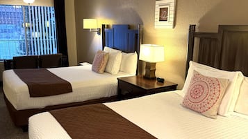 Room, 2 Queen Beds, Pets Not Allowed | In-room safe, iron/ironing board, free WiFi, bed sheets