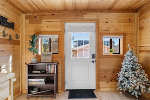 Interior - Tiny Elk Cabin - 1BR Wilderness Retreat Near Grand Canyon w/ Outdoor Fireplace (Williams)