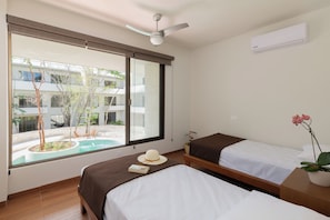 Luxury Condo, 2 Bedrooms, Pool View | View from room