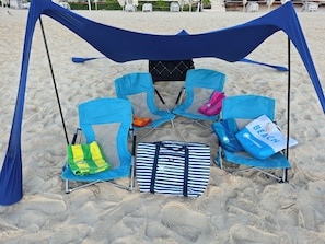 On the beach