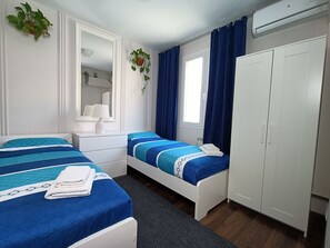 4 soverom, strykejern/-brett, wi-fi og sengetøy