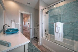 House (Multiple Bedrooms) | Interior - Sleeps 21, 2 Homes 2 Private Pools, Fire Pit, Swing Bar Walk to the Beach (Port Aransas)