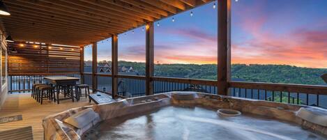 Condo, Multiple Beds, Hot Tub, Mountain View (On The Rocks) | Outdoor dining