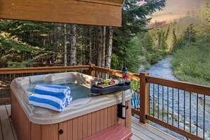 Bain à remous extérieur