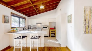 Microwave, oven, dishwasher, toaster
