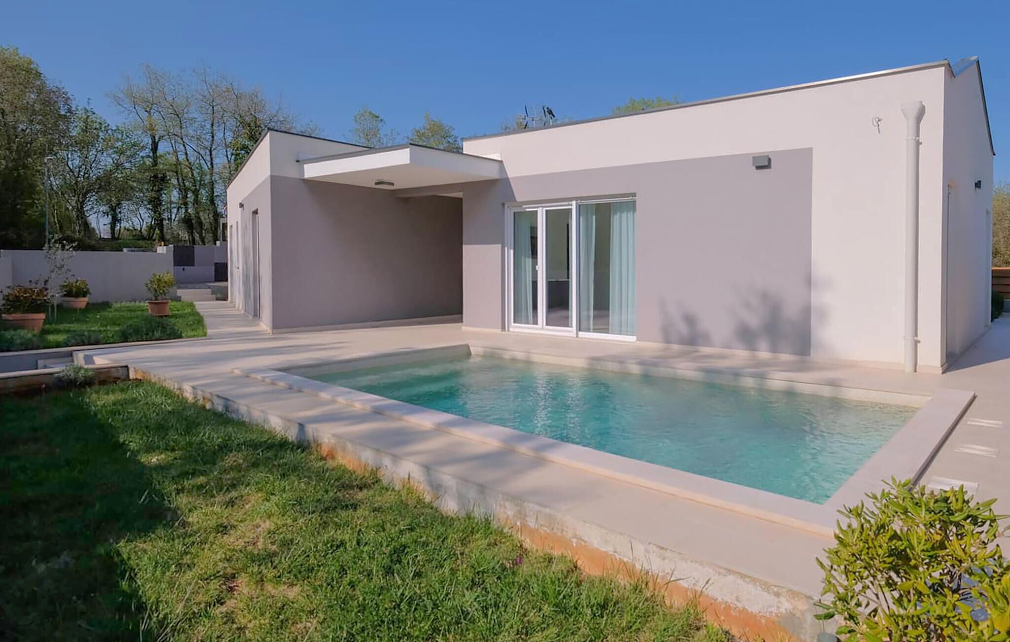 Una piscina climatizada