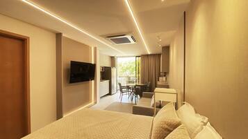 Basic Studio | Living area | Flat-screen TV