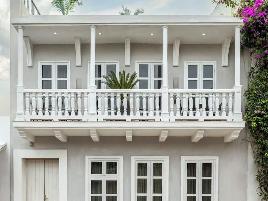 Fachada da propriedade