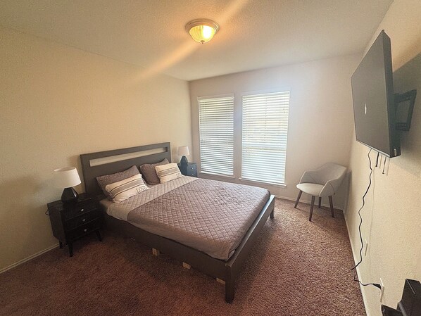 3 bedrooms, iron/ironing board, free WiFi, bed sheets
