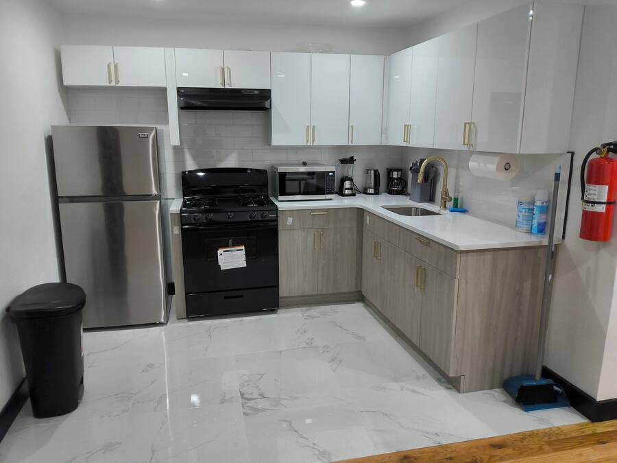 Quarto casal luxo | Cozinha compartilhada