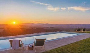 Pool - Private Hilltop Villa with Sea Views in the Heart of Maremma, Tuscany (Scansano)