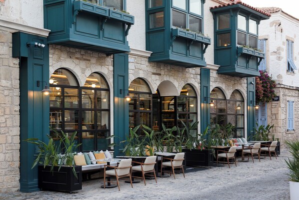 Fachada de la propiedad