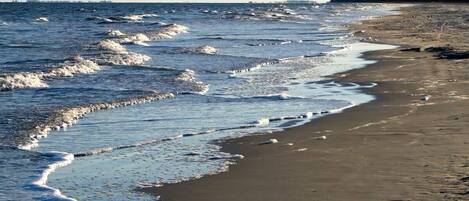Sun loungers, beach towels