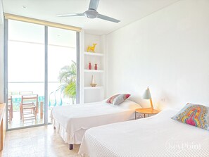 2 bedrooms, desk, free WiFi, bed sheets - New KeyPöint: Long stays in Pözos Colorados! (Santa Marta)