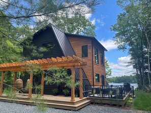 Exterior - Fern and Moss A-frame Lakefront Hot Tub (Lac du Flambeau)