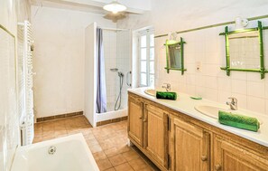 Shower, hair dryer