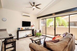 TV - The Cove 10 • 2 BR 2-Bath Condo • Walk to Ocotal Beach • 4 Guests (Ocotal)