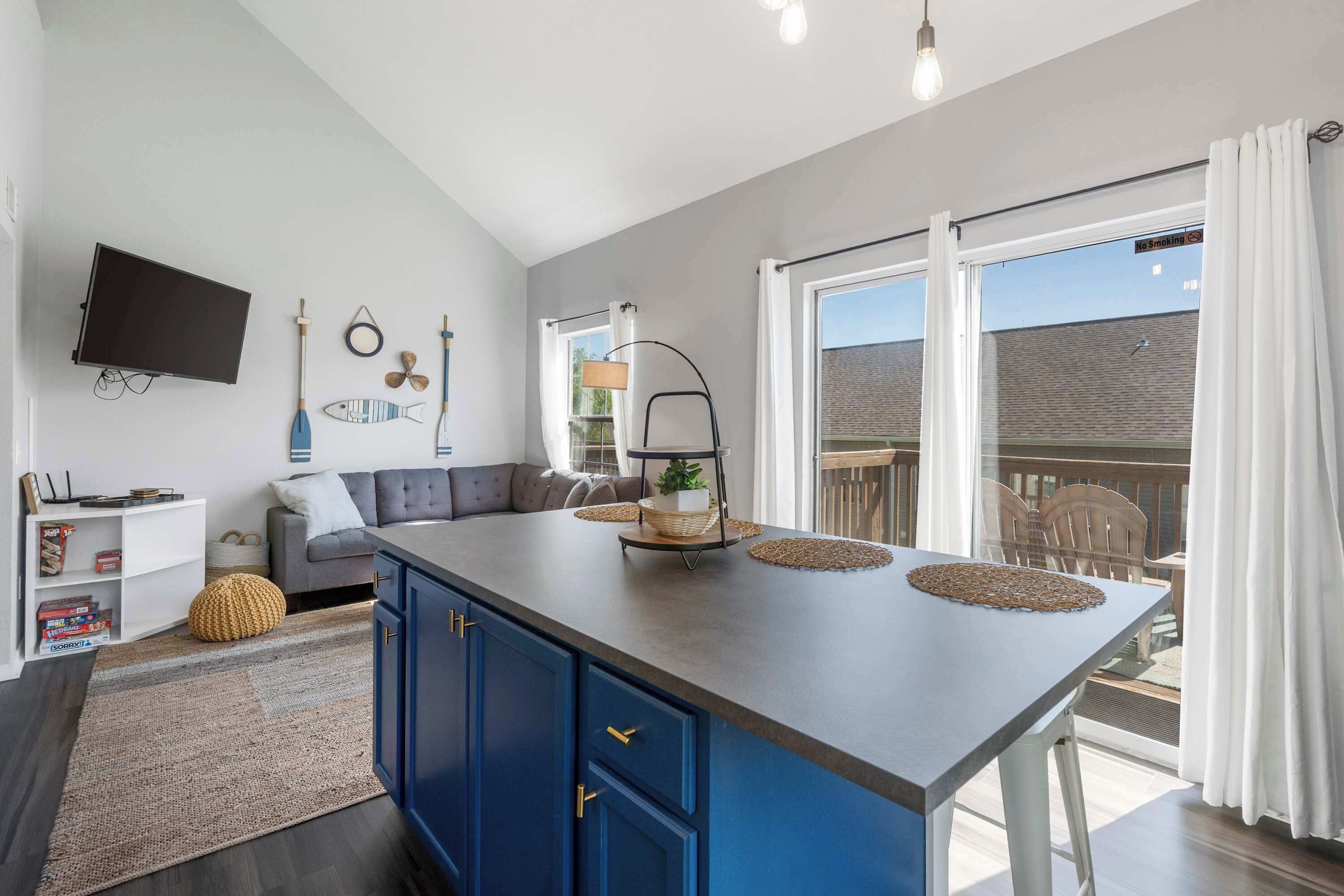 Leilighet, 2 queensize-senger, balkong, hageutsikt (The Lazy Loft) | Innvendig