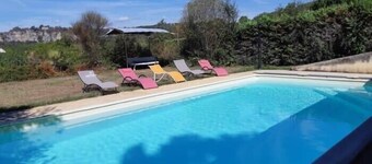 Ma maison de famille en Quercy avec piscine