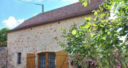 La Sagnarde, Maison en pierre, Loubressac