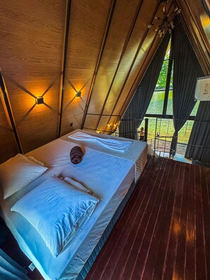 Chalet, 1 slaapkamer, niet-roken, uitzicht op meer | Gratis wifi