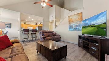 Condo, Multiple Beds, Balcony, Mountain View (The Nest on Birdie Lane) | Living area | 42-inch flat-screen TV with digital channels