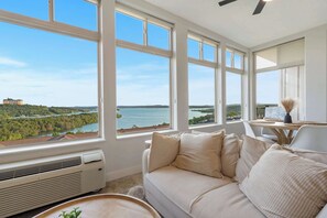 Condo, Multiple Beds, Balcony (Chill on the Hill) | Living area | 85-inch flat-screen TV with digital channels, video-game console