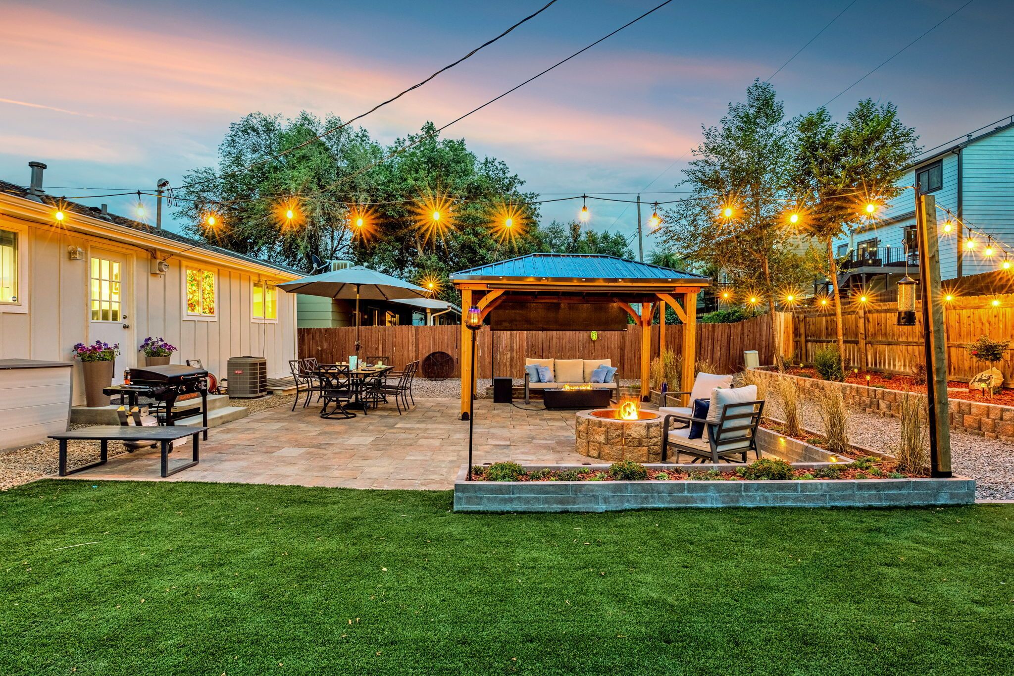 Udendørs spisemuligheder