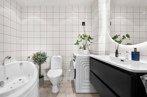 Towels, soap, toilet paper
