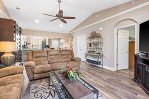 Condo, Multiple Beds, Balcony, Garden View (Cozy Comfort Retreat) | Living area