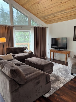 TV connectée, cheminée