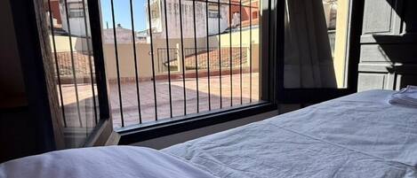 Premium bedding, down duvets, free WiFi