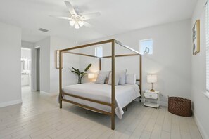 4 dormitorios, tabla de planchar con plancha, wifi y ropa de cama