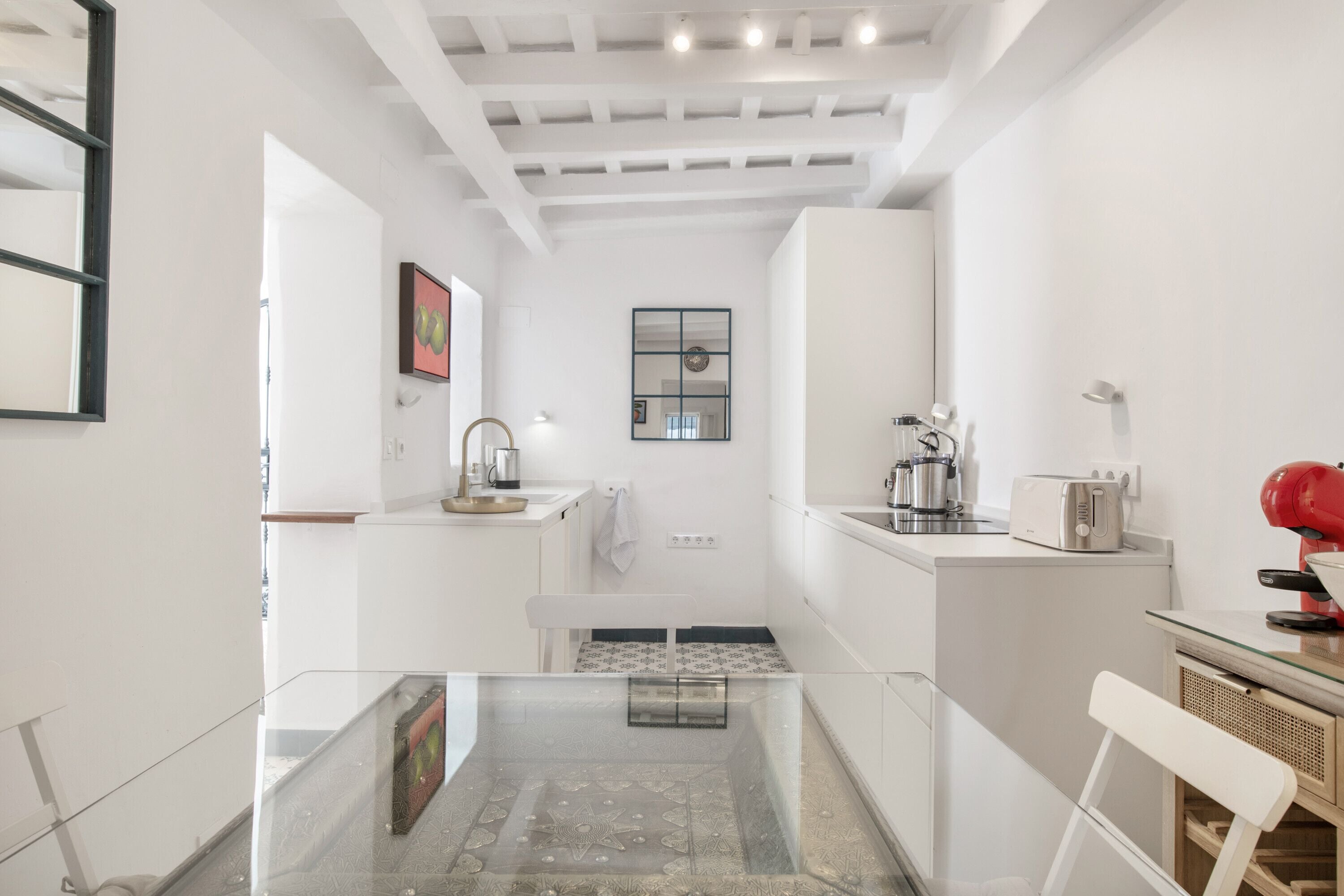 Kühlschrank, Herdplatte, Geschirrspüler