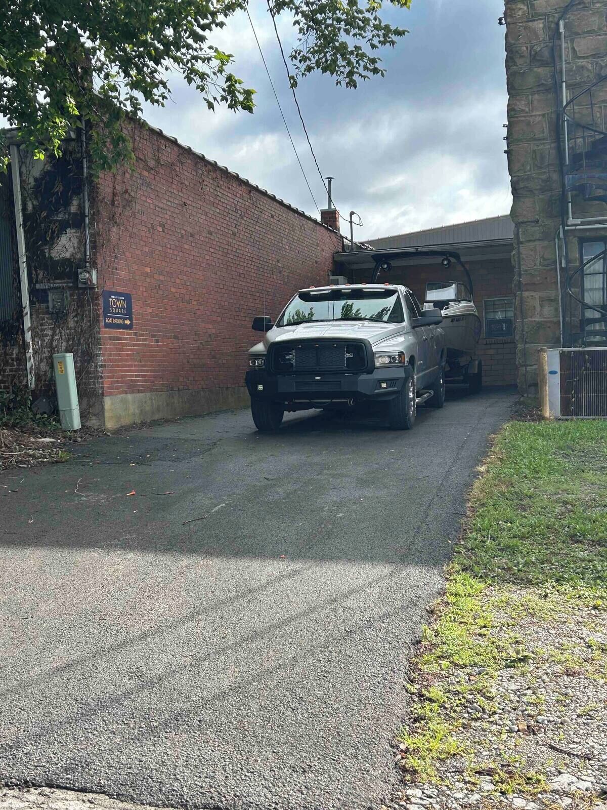 Rear parking