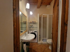 シャワー、タオル