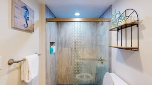 Shower, towels