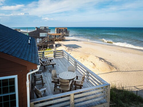 Pet-Friendly Oceanfront 5BR with Hot Tub