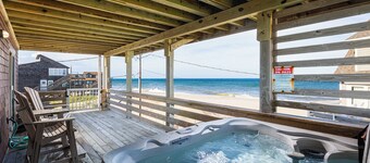Ocean Views • Hot Tub • Pet-Friendly • Steps to the Sand